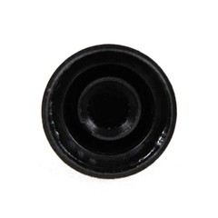 Black Knob with Cap (with Indicator Line) for Rane HC-6, MP-24, PE-15, SM-26