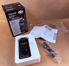 Great – Tested TASCAM DR-05 v2 – Portable Handheld Digital Audio Recorder w/ Box