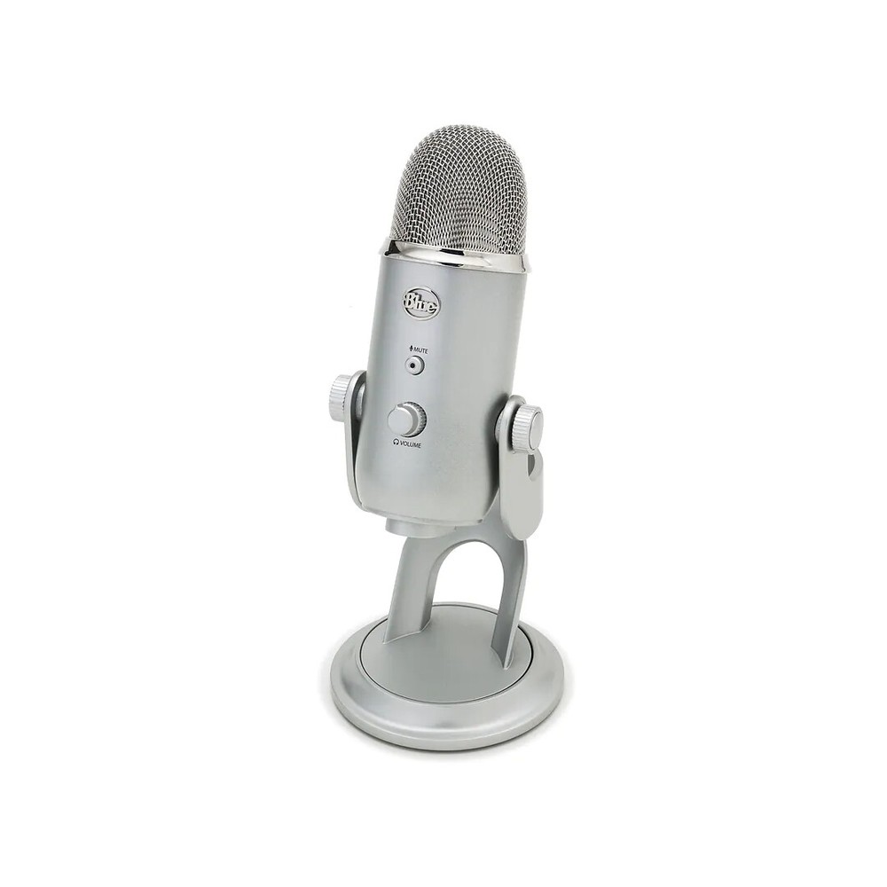 New Blue Microphone Yeti Wired Condenser Microphone, Silver