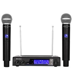 Wireless Microphone System 150 Ft Range 16 Hours Ideal for Karaoke Parties