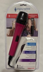 The Singing Machine SMM205P Dynamic Professional Microphone 10 FT Cord