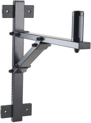 OB K&M 24110.000.55 Stands Wall Mount, Screw-On Speaker Bracket, Black