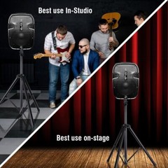 Soporte Universal Para Altavoz, Tripode Resistente Con Altura Ajustable