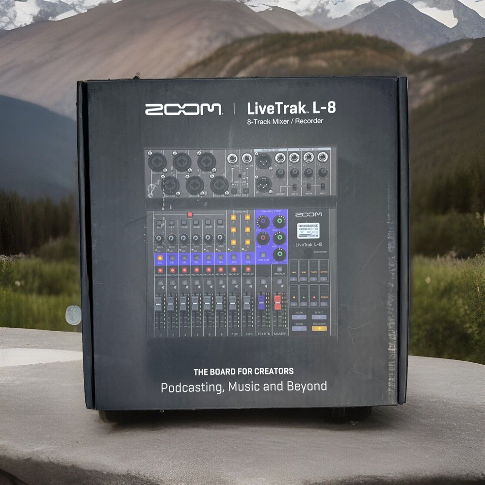 Zoom LiveTrak L-8 Portable 8-Channel Digital Mixer and Multitrack Recorder
