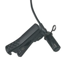 2 PCS ABS Plastic Lavalier Microphone Tie Clip for Rode SmartLav 4.5mm Black
