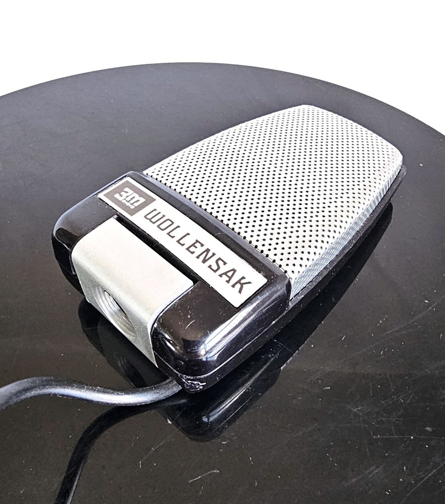 MICROPHONE VINTAGE- WOLLENSAK MODEL B-162-20 1950’s WORKING