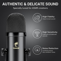 Microphone Equipment Bundle with Audio Interface, Immersive 3D Stereo Audio