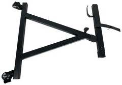 Rockville Z45W Z-Style 2-Tier Keyboard Stand+Wheels Fits Yamaha CP300