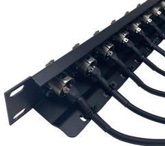 PROCRAFT USA Made 1u Formed Aluminum Rack Panel w/XLR Pigtails & Tie Shelf