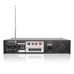 OPEN BOX:Sound Town 180 W 6-Zone 70V/100V Power Amp with Bluetooth STCA180-6Z-R
