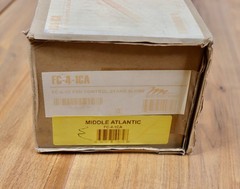 New Middle Atlantic Products FC-4-1CA Thermostatic Fan Control, Black