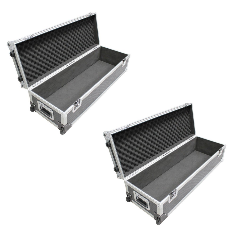 2 Prox Utility Multipurpose Trunk ATA Road Case with 2 low profile Wheels