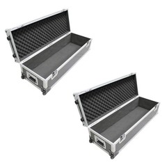2 Prox Utility Multipurpose Trunk ATA Road Case with 2 low profile Wheels