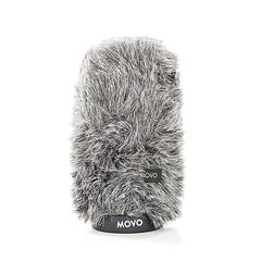 Movo WS-G140 Furry Rigid Windscreen for Mics 18-23mm in Diameter and up to 6.3″