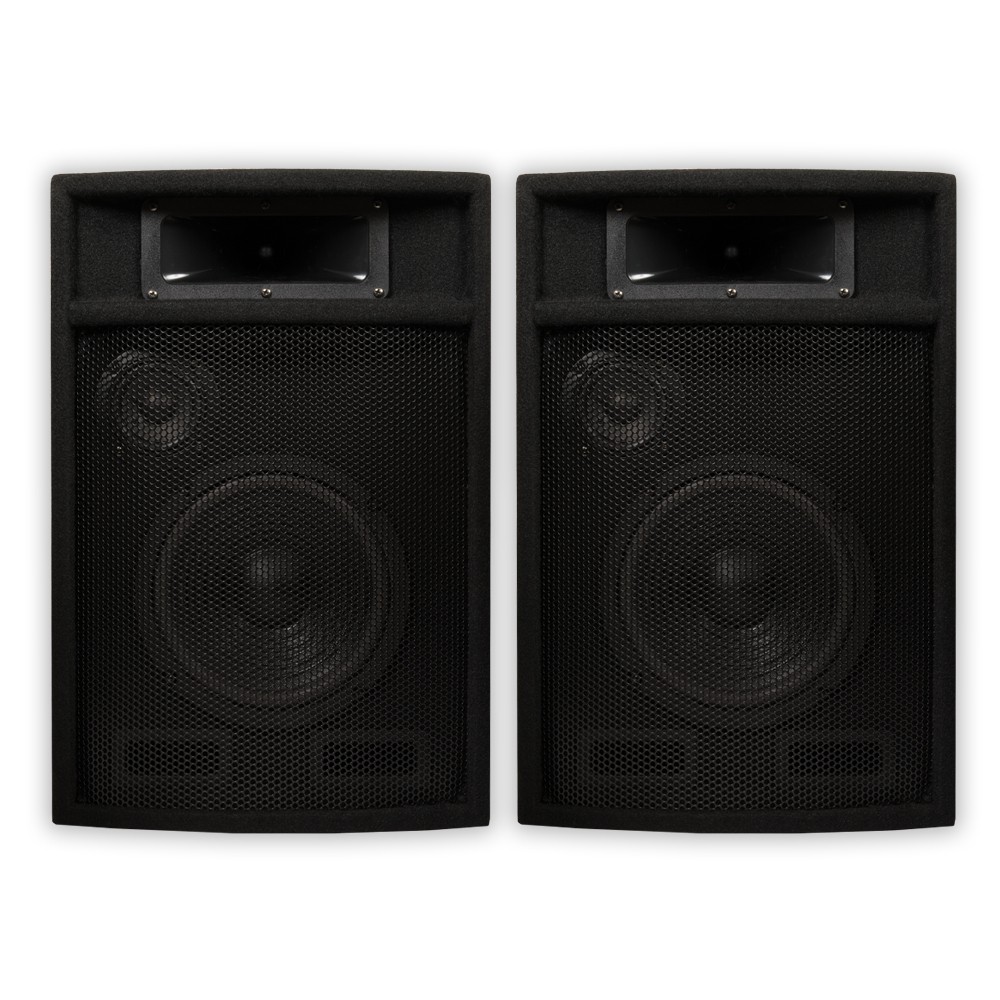 Acoustic Audio PA-380X Passive DJ Speakers 8″ PA Karaoke 3-Way Studio Home Audio