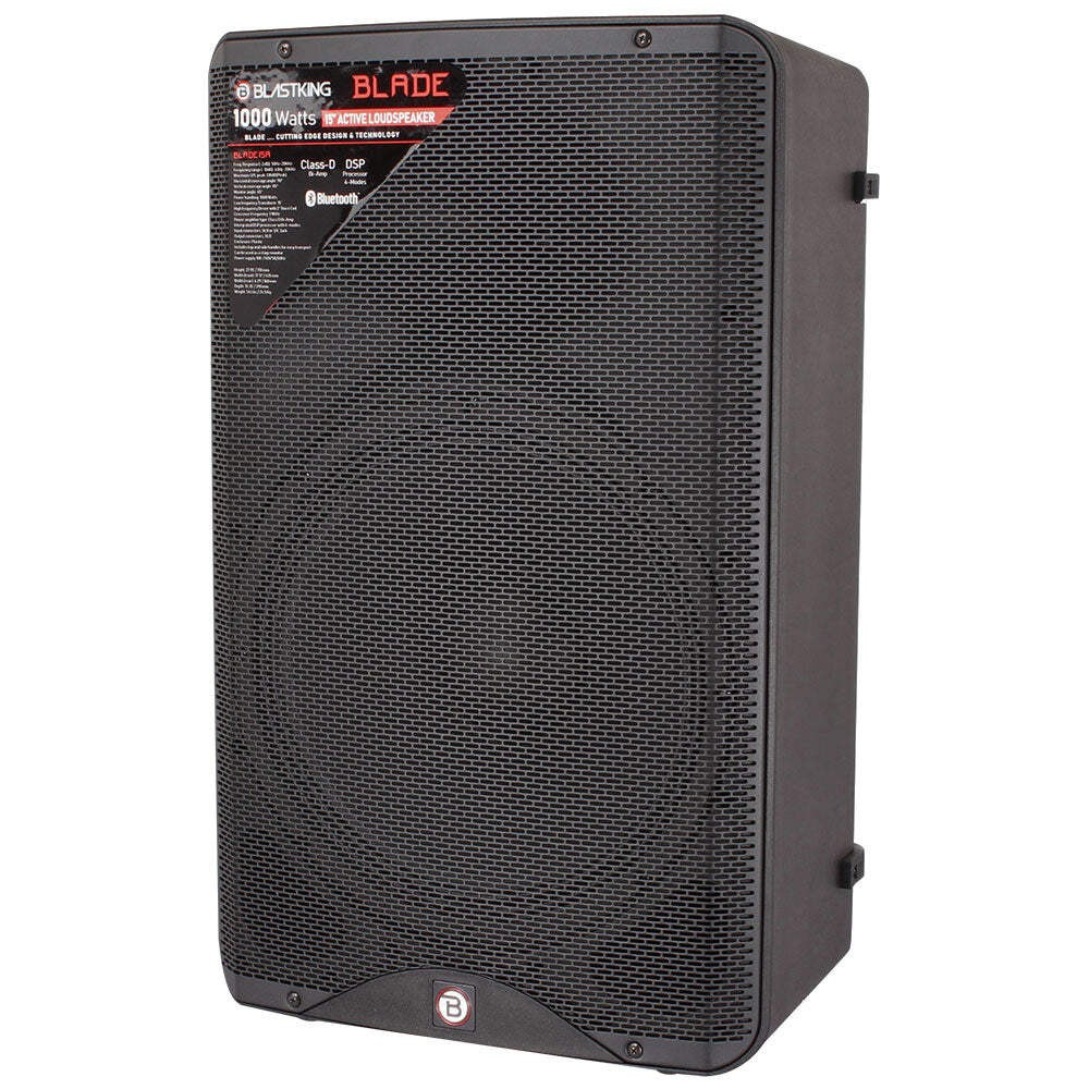 Blastking BLADE15A 15” Active Loudspeaker 1000 Watts Class-D with DSP Processor