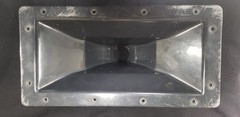 1 x Unbranded Speaker Cabinet Horn / Size 12 x 6, about 5in deep. Repaired