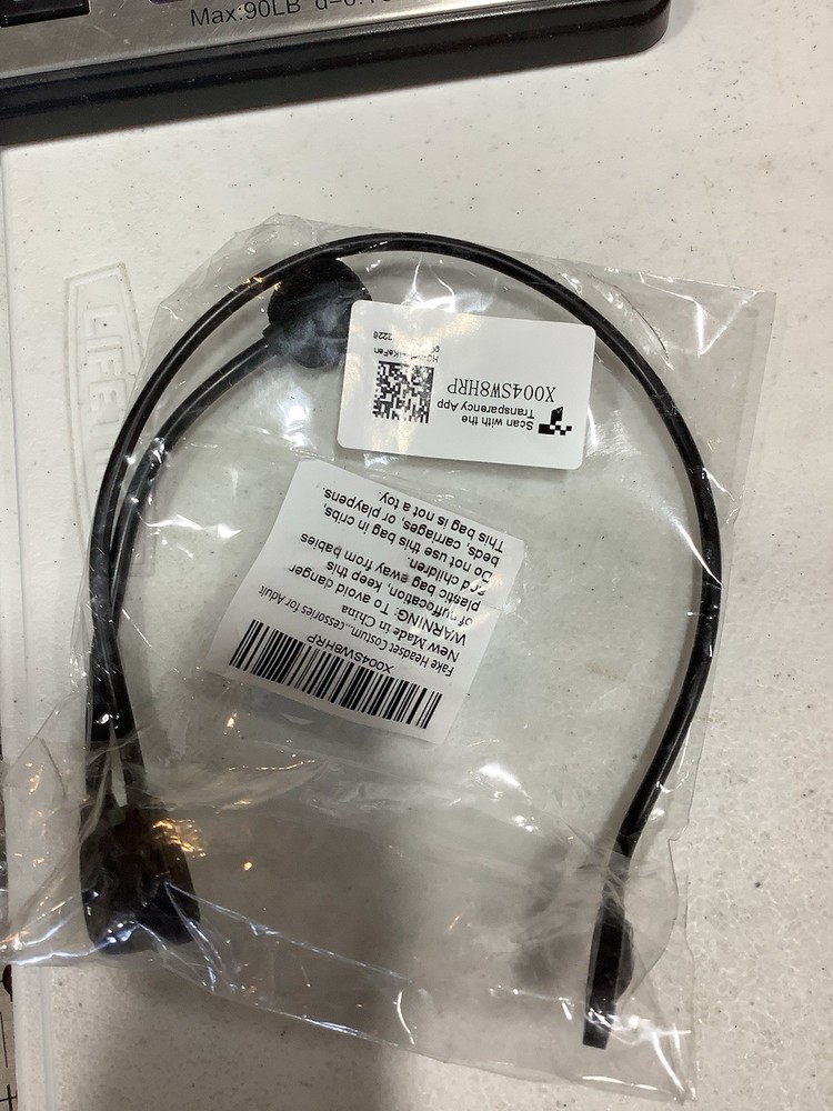 Fake Headset, Costume Headset Rockstar Microphone Prop for Adult Men & Women,