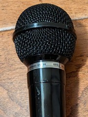Lot of 2 Microphones EX-242 WMS-20 Japan & Uni-Directional Dynamic 600 DM-30