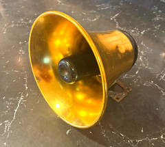 All-Weather Mono Trumpet Horn Speaker- 5″ Portable PA Speaker, 8 Ohms