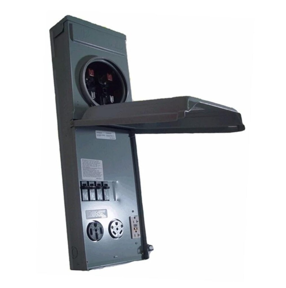 Electric R075C010 100A Surface Metered RV Power Outlet Panel • 100 Amp
