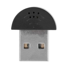 Mini USB Microphone Mic Audio Studio Recording Adapter For Laptop PC Computer