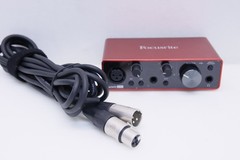 Focusrite Scarlett 2i2 3rd Gen. 2-Channel USB Audio Interface With One XLR Cable