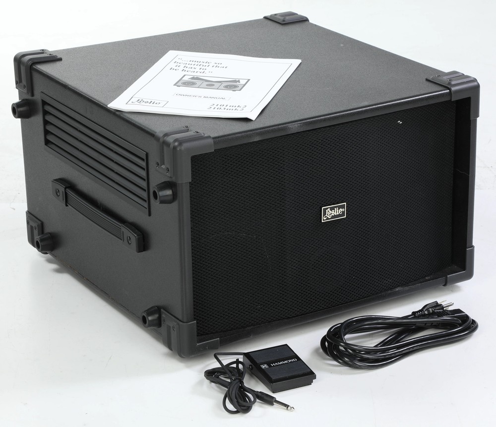Leslie 2101 mk2 125-watt 6-inch Rotary Combo Amp – Cracks