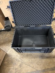 Black Hard Rolling Protective Case w/ Foam Insert Carry Handle Model 764840