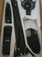 IKEDON USB Condenser Microphone, 192KHZ/24Bit Plug & Play Mic Setup