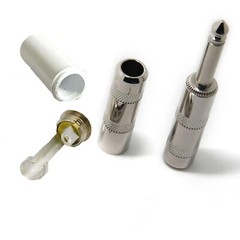 10pcs 1/4 MONO TS Male Audio Speaker Guitar Cable Connector Plug JACK
