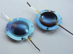 2pcs 32mm Blue Titanium diaphragm For EV 32 DH2010 DH3 2010A Electro Voice 8ohms