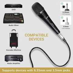 K1 Microphone: High-Sensitivity Handheld Mic with Mute Function and Accessories