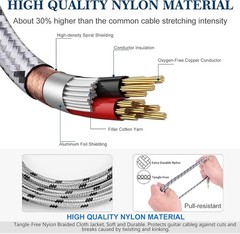 15′ Dual XLR Female to 3.5mm TRS Microphone Splitter Cable for Streaming