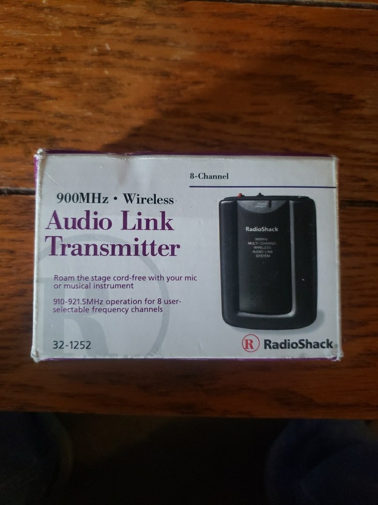 Radio Shack 900 MHz Audio Link Transmitter Wireless #32-1252 New Old-stock