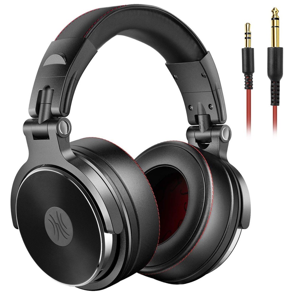 OneOdio Hi-Res Over Ear Headphones for Studio Monitoring and Mixing, M, Black