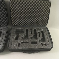 TWO Shure Microphone Mic 2 Cases Soft Shell Foam Padding for SM57 Beta 52-A A56D