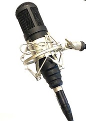 Metal Microphone Shock Mount Clip for Home Studio Podcast Recording 5/8 Silver