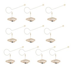 10x Single Earhook Headset Microphone 3.5mm Screw Lock Connector for Sennheiser