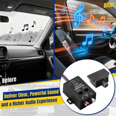 Car Audio Line Output Converter, Includes 3.5mm Jack Port Universal Bass Knob…