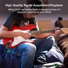 High-Performance Wireless Guitar Transmitter Receiver | 4 Channel Plug & Play