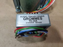 Lot Of 2, GROMMES TO-501A & TO-30A AUDIO TRANSFORMERS