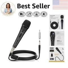 K1 Microphone: High-Sensitivity Handheld Mic with Mute Function and Accessories