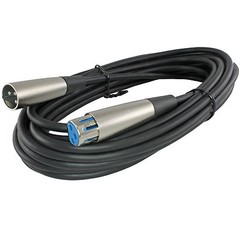15 PACK 25 ft foot XLR 3 Pin Male to Female Microphone Shielded EXTENSION CABLE