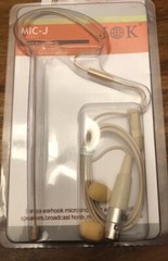 J K Pro Headset Headworn Single Earhook Microphone MIC-J S90