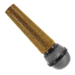 Children’s Performance Microphone Rhinestone Toy Retro Prop Model Costume
