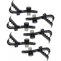 6PCS Drum Microphone Clip, Adjustable Mic Mount Clamp Holder Mic Securing Clip