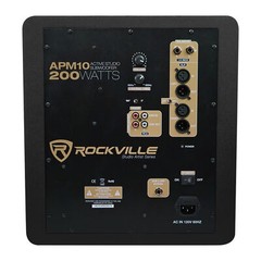 Rockville APM10C 10″ 400 Watt Powered/Active Studio Subwoofer Pro Reference Sub
