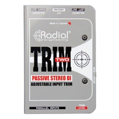 Radial Engneering Trim-Two Passive Stereo Direct DI Box with Level Control