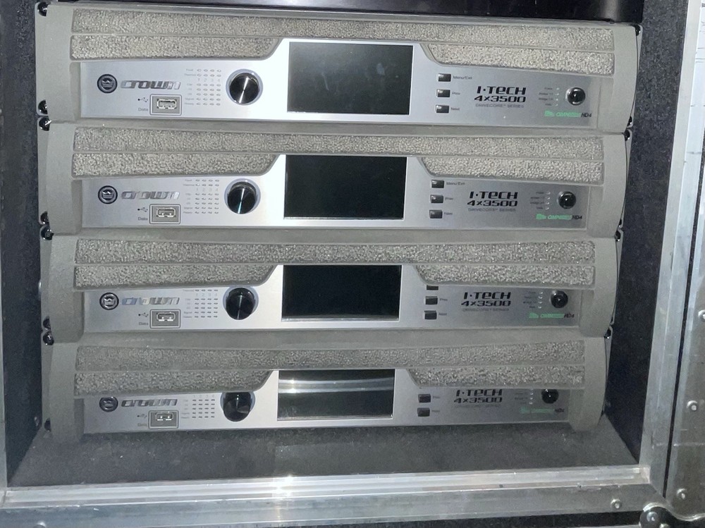 Crown 4X3500HDSUUSFX 4000w Power Amplifier